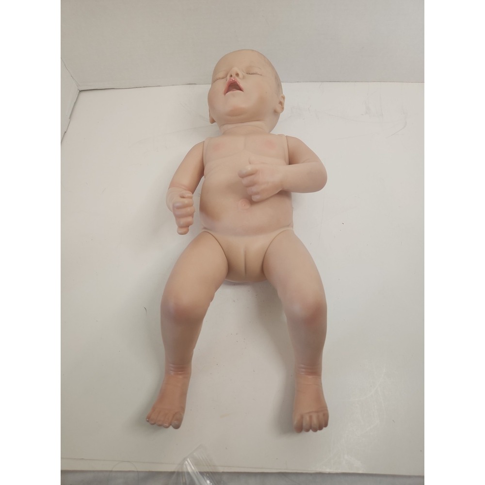 17" Realistic Reborn Baby Doll Full Body Vinyl Anatomically Correct Girl... - Picture 2 of 16